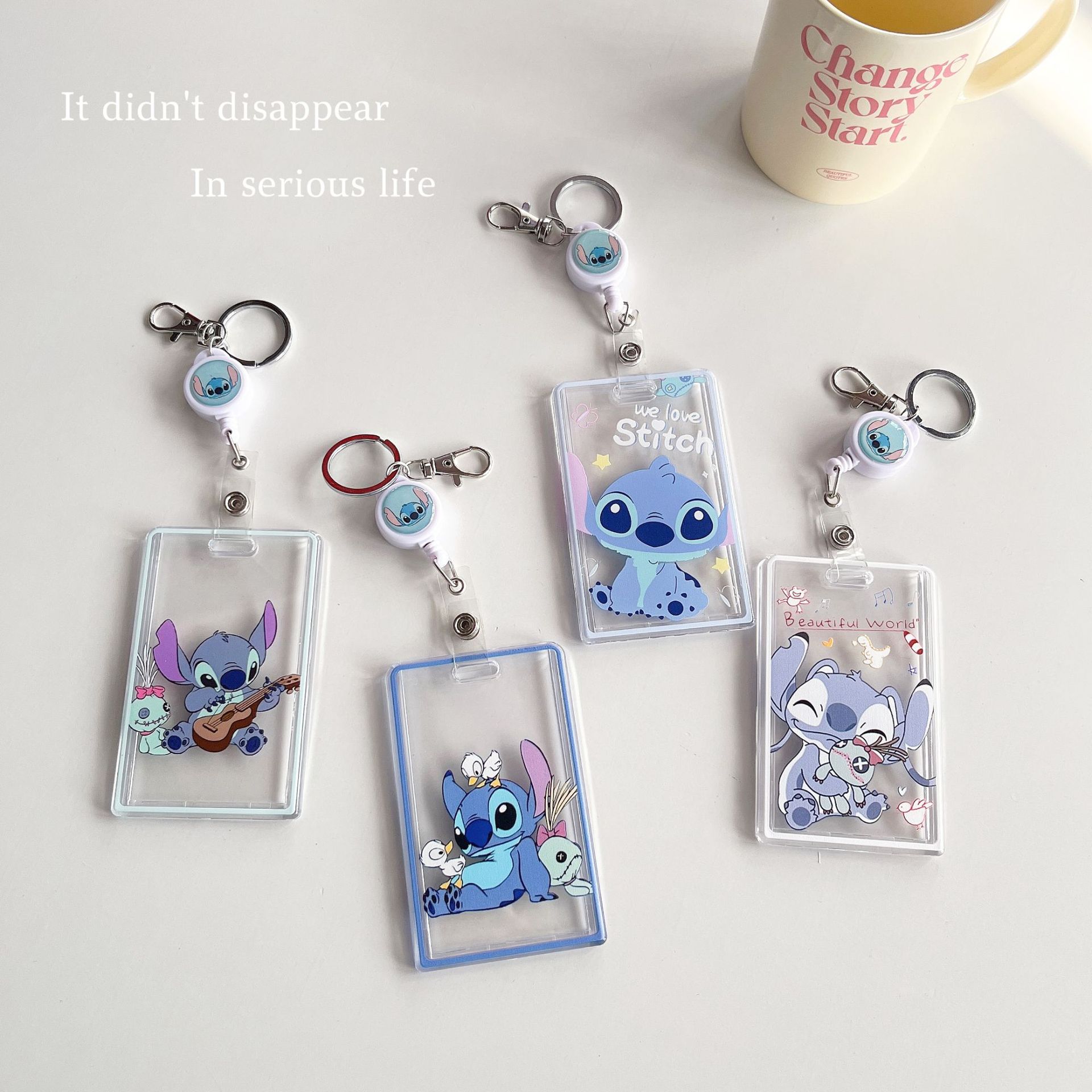 Reel Cover - New Stitch Card Holder Keychain Card