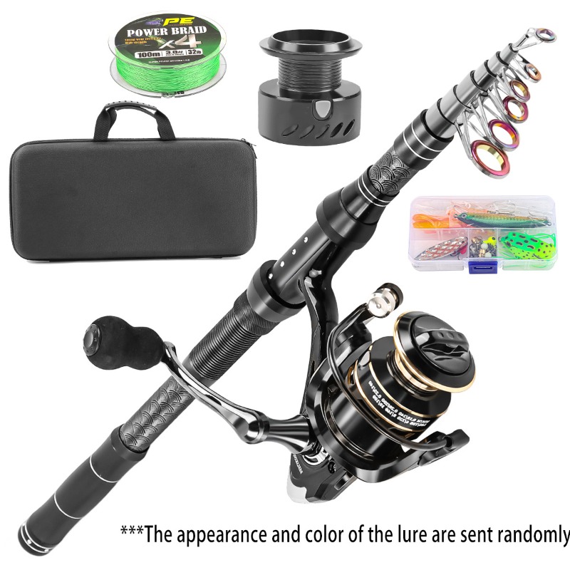 Carbon Fiber Telescopic Fishin - огляд і ціна Reel Spare Spool