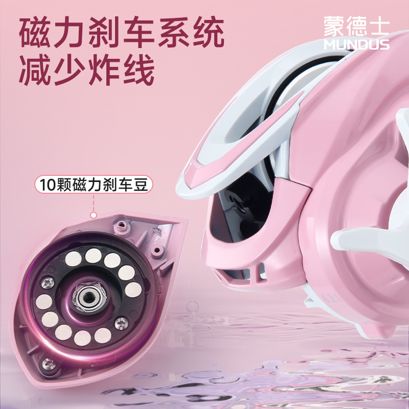 Pink 6.3:1 Gear Ratio 3+1 Ball - огляд і ціна Ice Fishing Reel