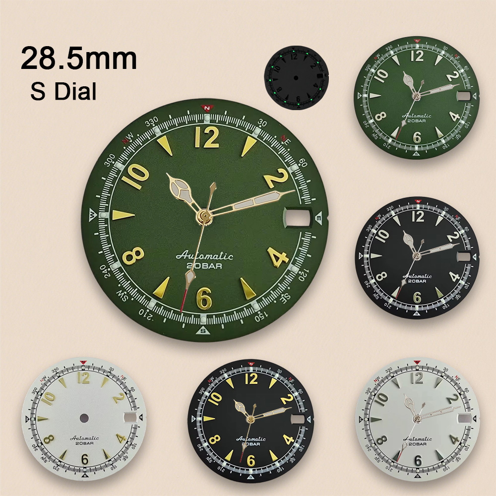 Nh35 Dial S Logo 28.5mm Retro  - огляд і ціна Reel Case