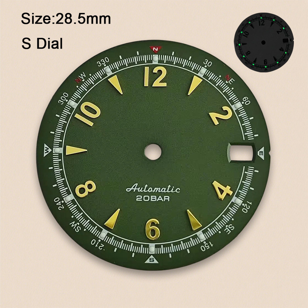 Nh35 Dial S Logo 28.5mm Retro  - огляд і ціна Reel Case