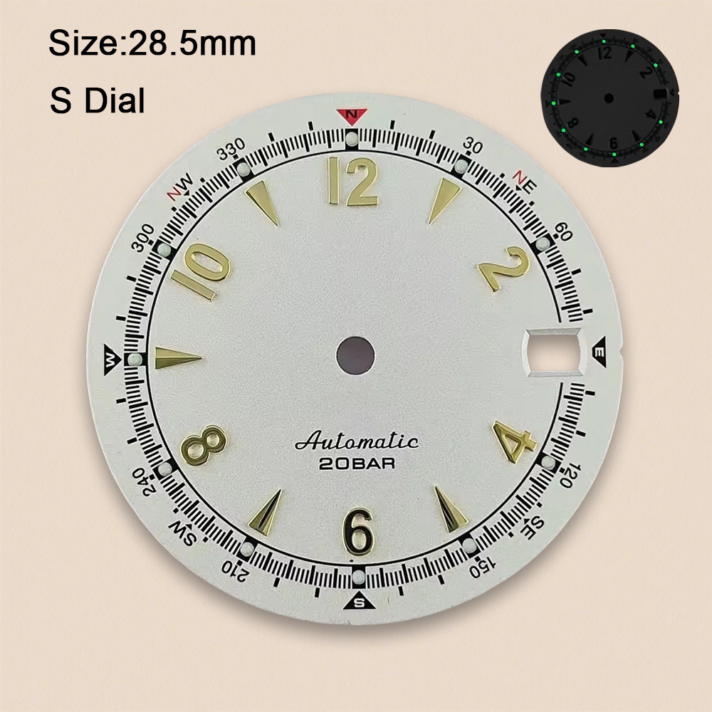Nh35 Dial S Logo 28.5mm Retro  - огляд і ціна Reel Case