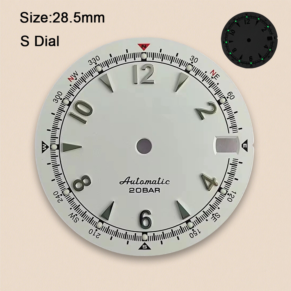 Nh35 Dial S Logo 28.5mm Retro  - огляд і ціна Reel Case