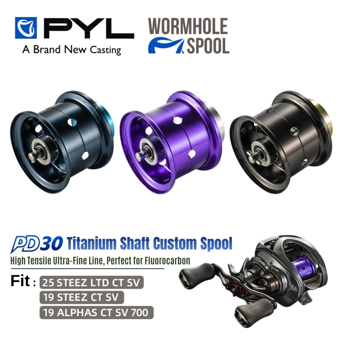 PYL PD30 Upgrade Spool for Dai - огляд і ціна Reel Spare Spool